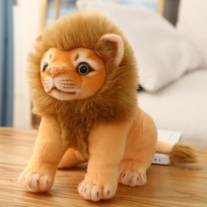 Peluche lion petit à la crinière douce