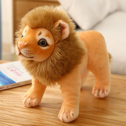 Peluche lion petit à la crinière douce