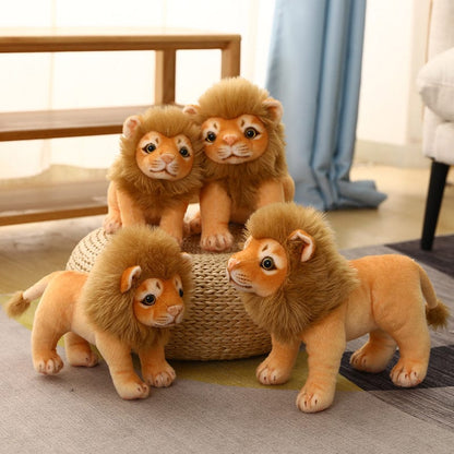 Peluche lion petit à la crinière douce