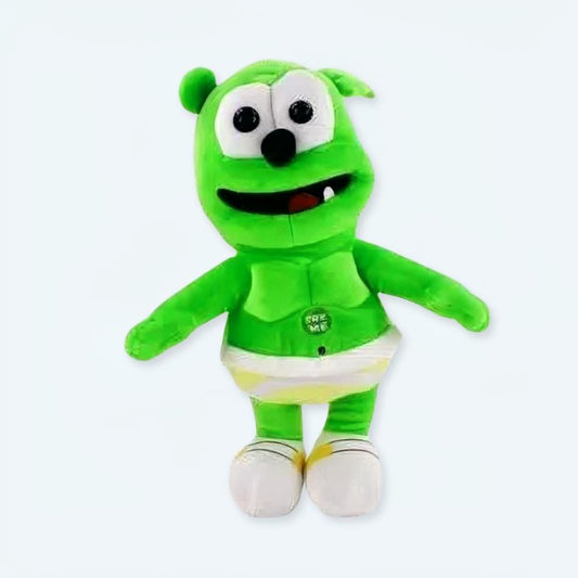 Peluche musicale verte douce pour chambre enfant