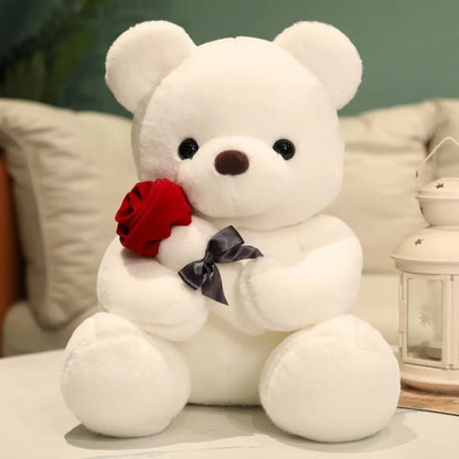 Peluche nounours romantique rose douce cadeau St-Valentin