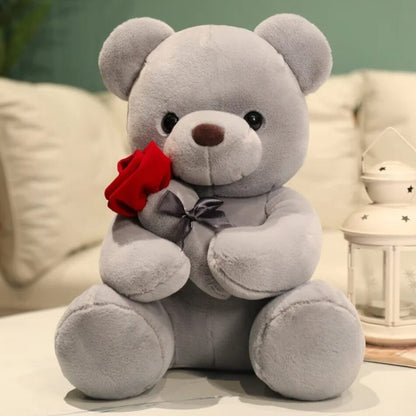 Peluche nounours romantique rose douce cadeau St-Valentin