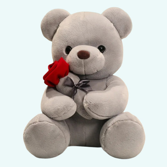Peluche nounours romantique rose douce cadeau St-Valentin