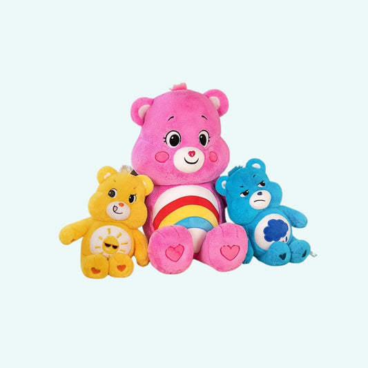 Peluche oreiller Bisounours doux câlin enfant coloré