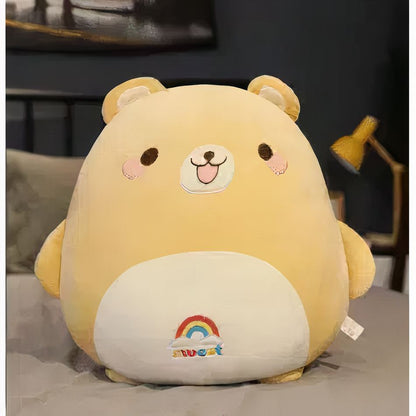 Peluche ours arc-en-ciel douce colorée enfant câlin