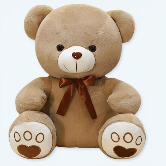 Peluche ours brun doux câlin pour enfant chambre