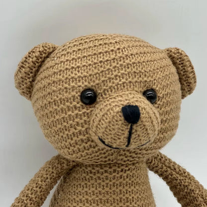 Peluche ours crochet doux artisanat fait main enfant