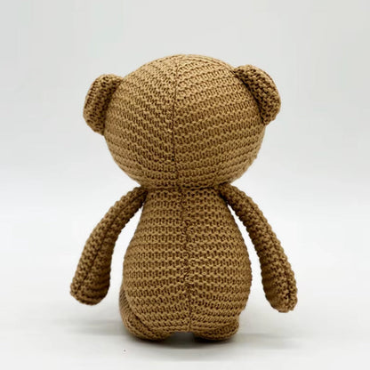 Peluche ours crochet doux artisanat fait main enfant