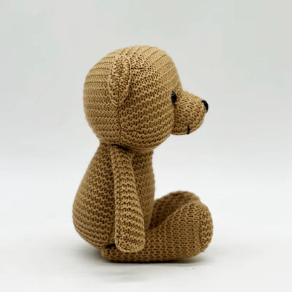 Peluche ours crochet doux artisanat fait main enfant