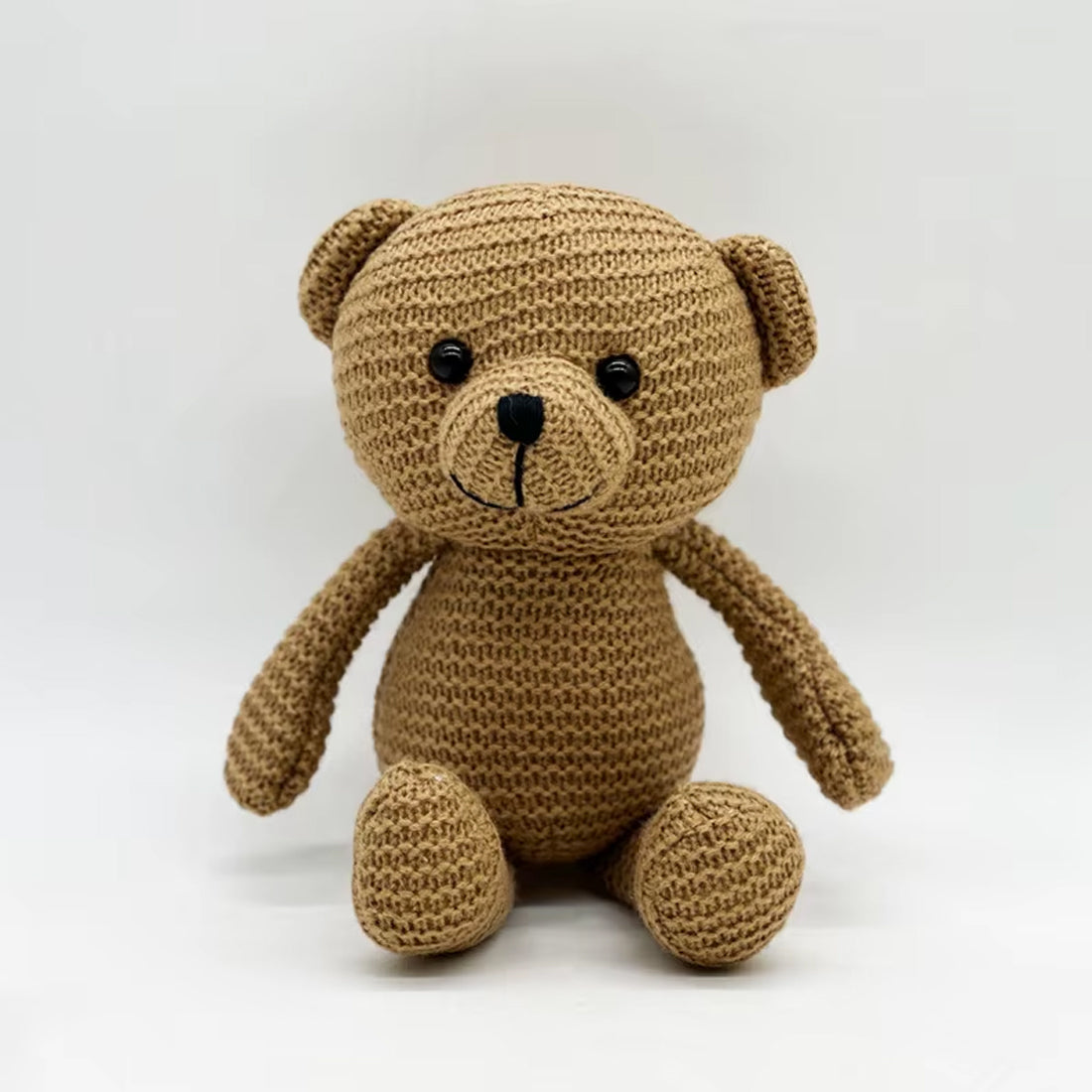 Peluche ours crochet doux artisanat fait main enfant