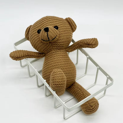 Peluche ours crochet doux artisanat fait main enfant