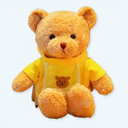 Peluche ours doux avec pull confortable câlin chaleureux