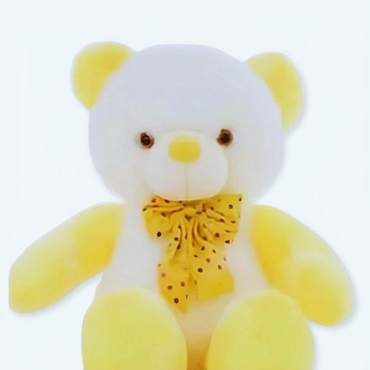 Peluche ours jaune kawaii douce câline enfant décor