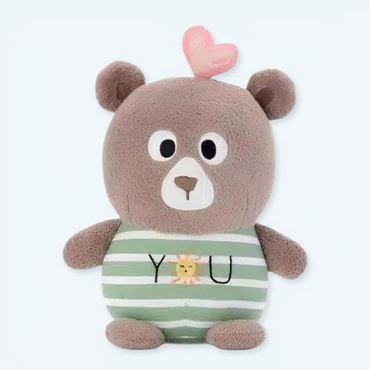 Peluche ours marron doux enfant câlin pelucheur