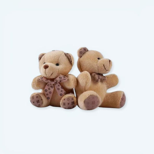 Peluche ours marron porte-clés mignon doux accessoire