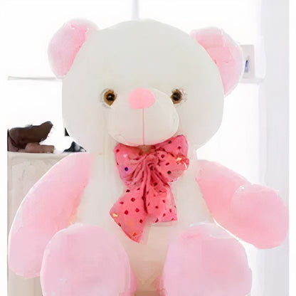 Peluche ours rose kawaii doux enfant cadeau fantaisie