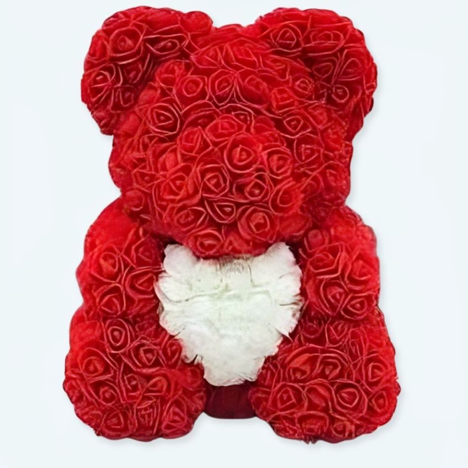Peluche ours rouge doux collection romantique unique