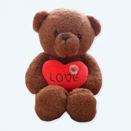 Peluche ourson brun câlin doux enfant chambre chaleureuse