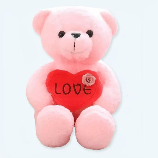 Peluche ourson rose doux câlin cadeau enfant tendre