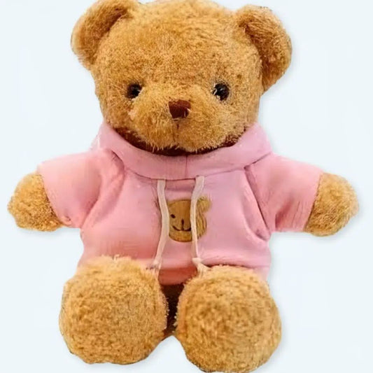 Peluche ourson rose doux enfant câlin hiver chaleureux