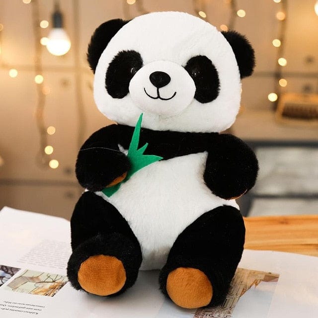 Peluche Panda Avec Bambou  Pandalin | Peluche World 30 cm