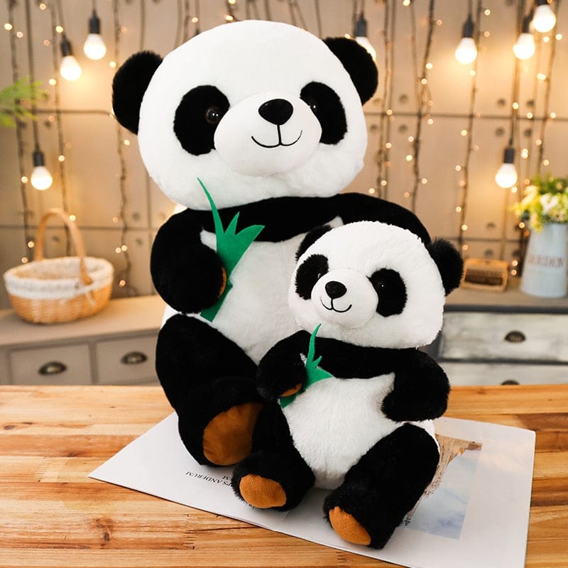 Peluche Panda Avec Bambou  Pandalin | Peluche World