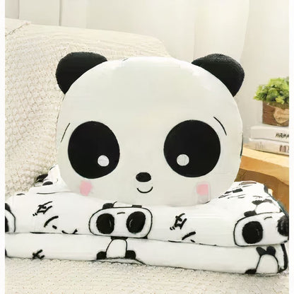 Peluche panda doux câlin avec couverture chaleureuse