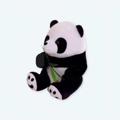 Peluche panda gourmand doux animal câlin enfant