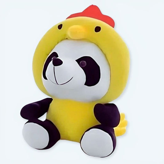Peluche panda originale poule déguisement mignon doux