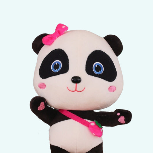 Peluche panda rose Baby Bus douce enfant câlin