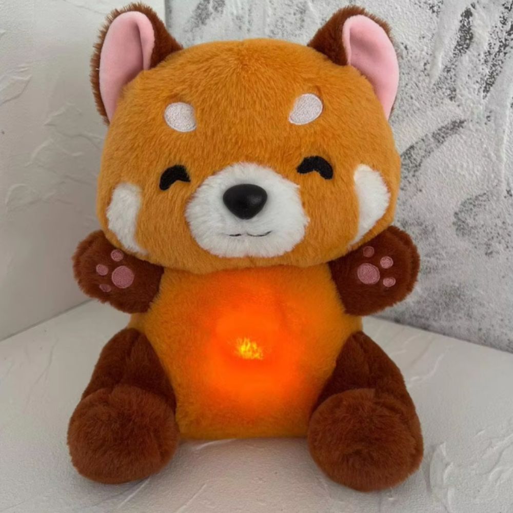 Peluche panda roux doux berceuse apaisante nuit paisible