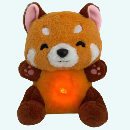 Peluche panda roux doux berceuse apaisante nuit paisible