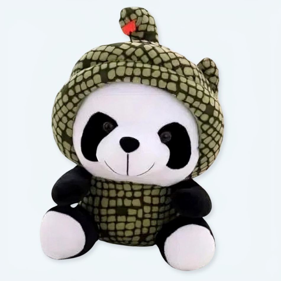 Peluche panda serpent douce originale pour enfant