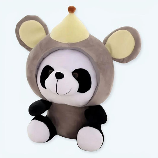 Peluche panda souris adorable enfant douce câline