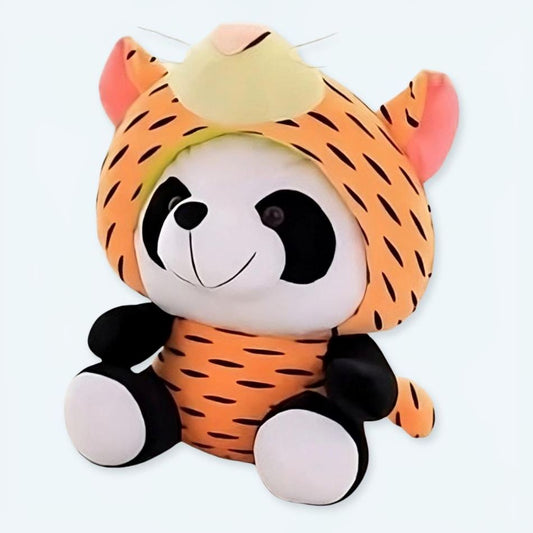 Peluche panda tigre déguisement doux et original enfant