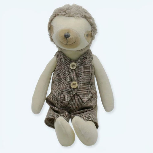 Peluche paresseux beige câlin doux chambre enfant