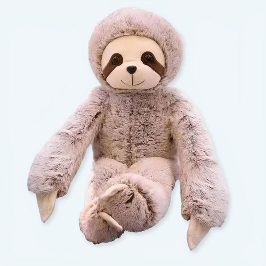 Peluche paresseux câlin moelleux animal détente maison