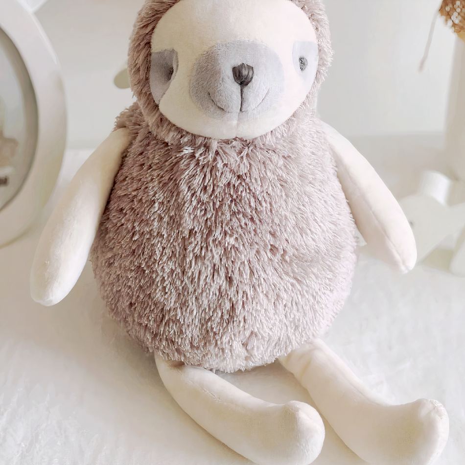 Peluche paresseux doux câlin pelage moelleux enfant