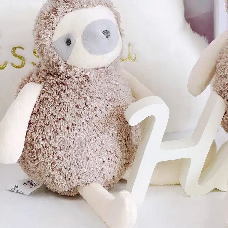 Peluche paresseux doux câlin pelage moelleux enfant