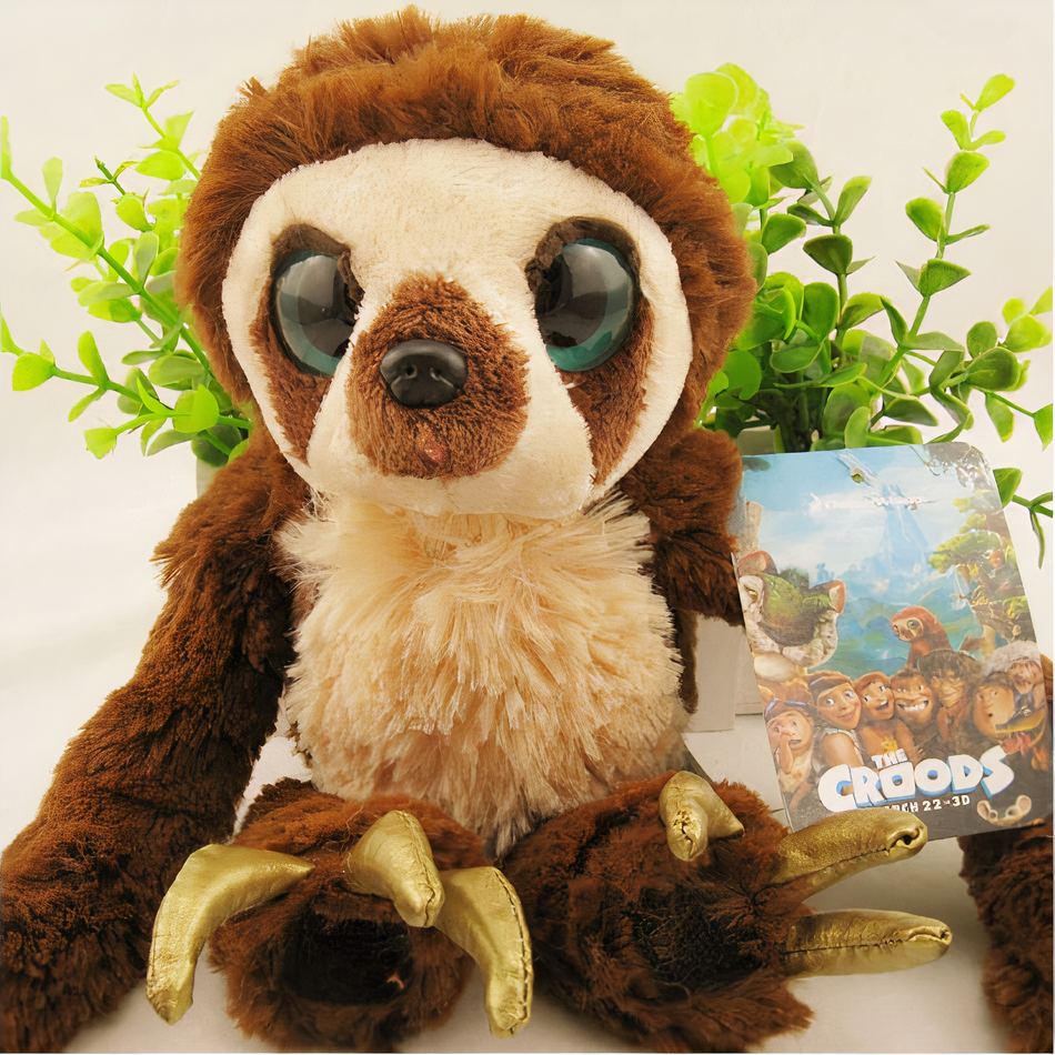 Peluche paresseux doux jungle aux longs bras câlins