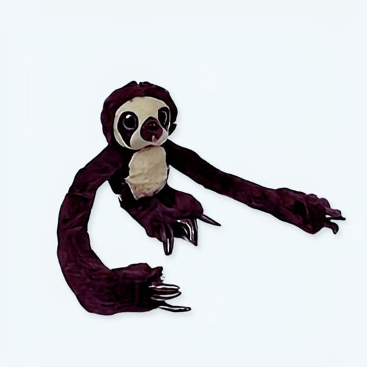 Peluche paresseux doux jungle aux longs bras câlins
