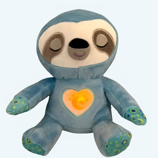 Peluche paresseux veilleuse douce respiration apaisante
