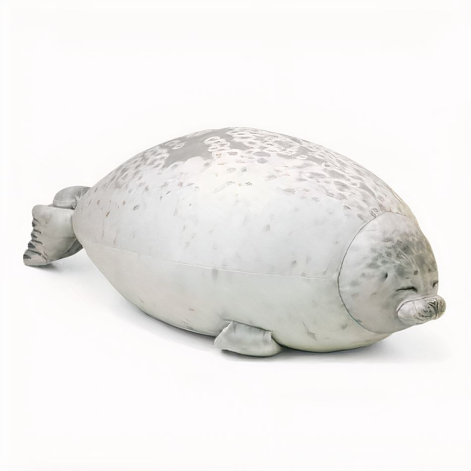 Peluche phoque oreiller doux moelleux câlin hiver