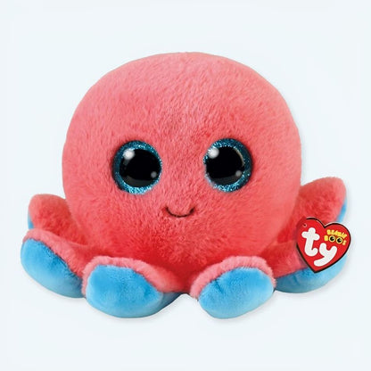 Peluche pieuvre corail doux enfant océan câlin