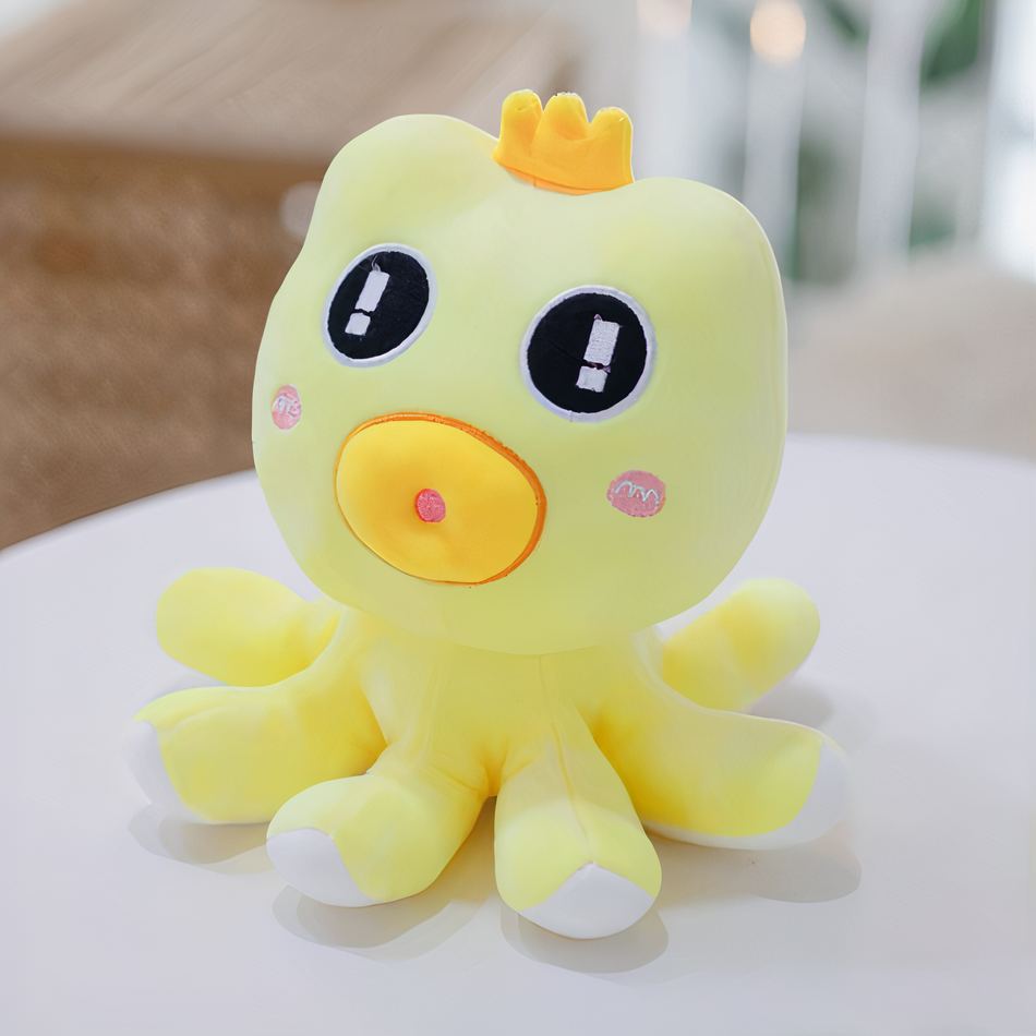 Peluche pieuvre douce enfant océan coton câlin