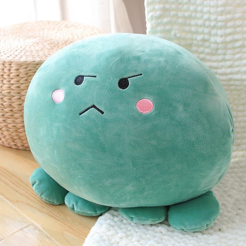 Peluche pieuvre élégante et colorée