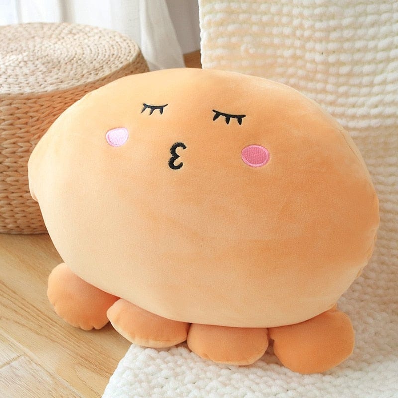 Peluche pieuvre élégante et colorée