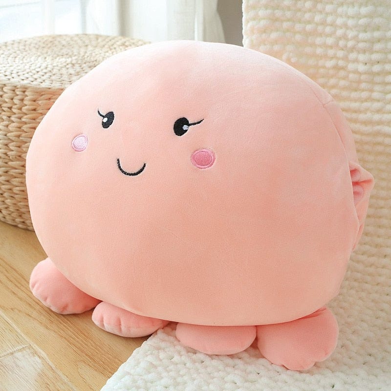 Peluche pieuvre élégante et colorée