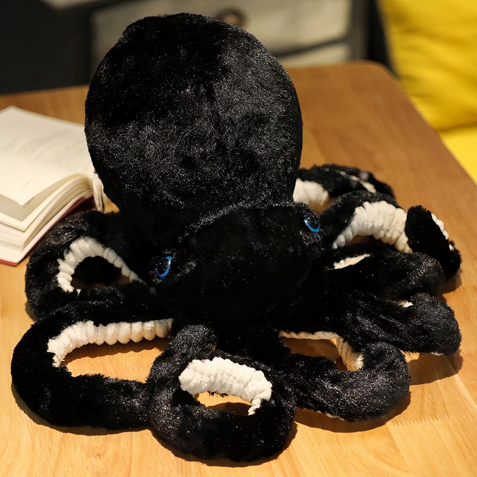 Peluche pieuvre multicolore douce câline pour enfants