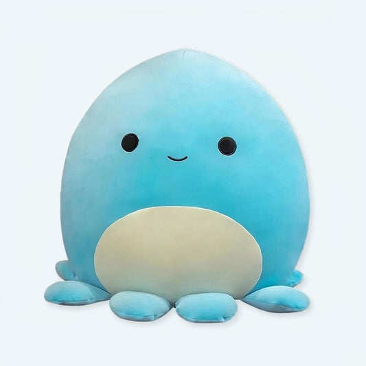 Peluche pieuvre oreiller doux confort maison cocooning